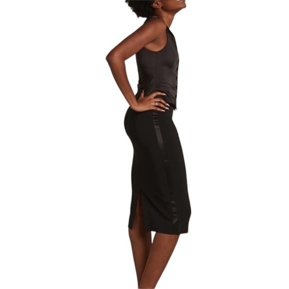 Michael Kors Black Pencil Skirt with Side Slit